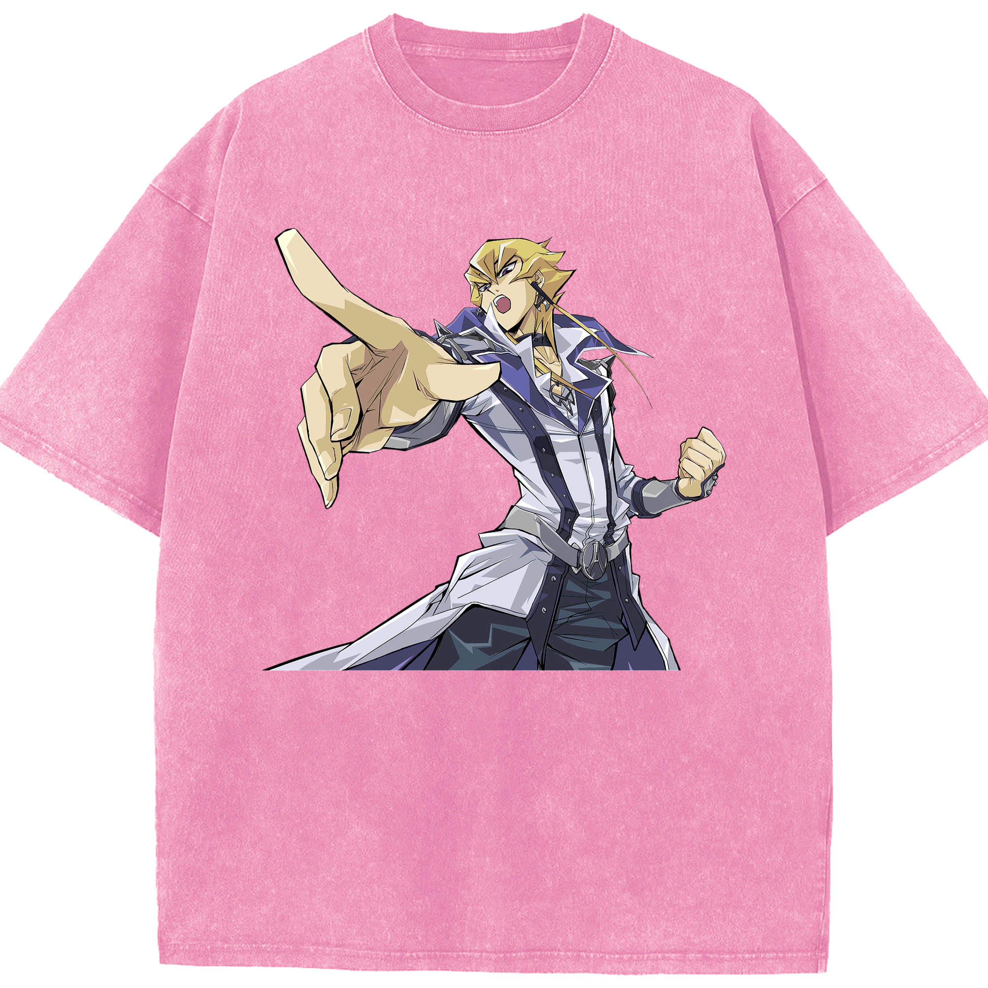 （画像用） 遊☆戯☆王 Yu-Gi-Oh! 綿100% ヴィンテージ風 半袖Tシャツ（フロントプリント）